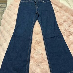 Old Navy Dark Blue Flare Jeans